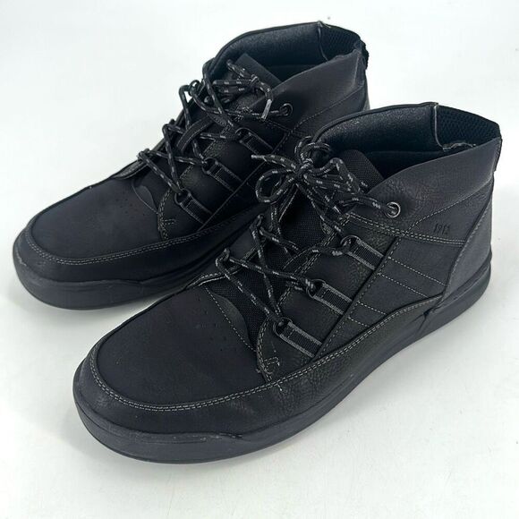 NWOT Nunn Bush Tour Men's Work Moc Toe Slip Resistant Sneaker Boot Black Size 11 - Picture 1 of 10